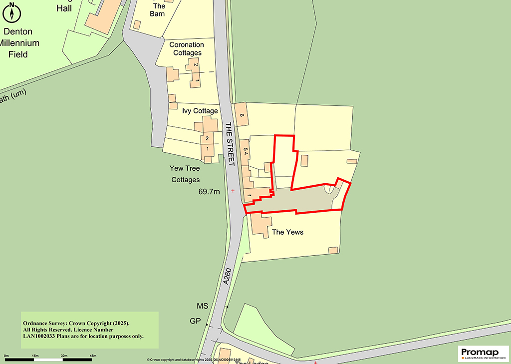 Lot: 45 - FREEHOLD SITE INCLUDING GARAGE AND LAND -